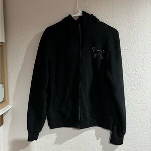 Black dog zip up
